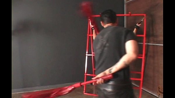 Tied up naked amateur slut submitted to BDSM